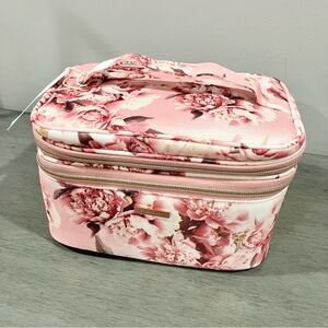 Floral Pink Women's Train case